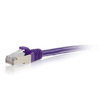 C2G 25ft Cat6 networking cable Purple 300" (7.62 m) S/FTP (S-STP)