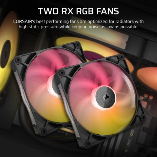 Corsair iCUE LINK TITAN RX RGB Processor All-in-one liquid cooler 5.51" (14 cm) Black 1 pc(s)