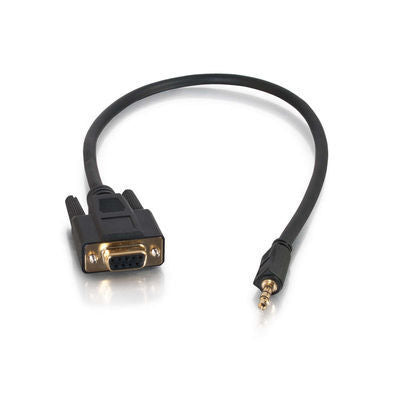 C2G 1.5ft DB9/3.5mm 18" (0.457 m) VGA (D-Sub) Black