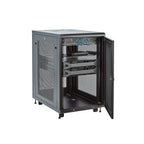 StarTech.com RK1833BKM rack cabinet 18U Freestanding rack Black