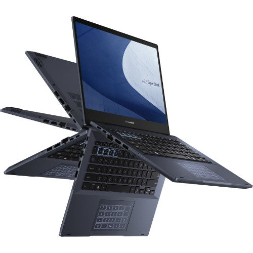 ASUS ExpertBook B5 Flip B5402FBA-Q53P-CB laptop Intel® Core™ i5 i5-1240P Hybrid (2-in-1) 14" Touchscreen Full HD 8 GB DDR5-SDRAM 256 GB SSD Wi-Fi 6E (802.11ax) Windows 11 Pro Black