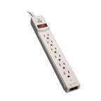 Tripp Lite TLP608TEL surge protector Gray 6 AC outlet(s) 120 V 96.1" (2.44 m)