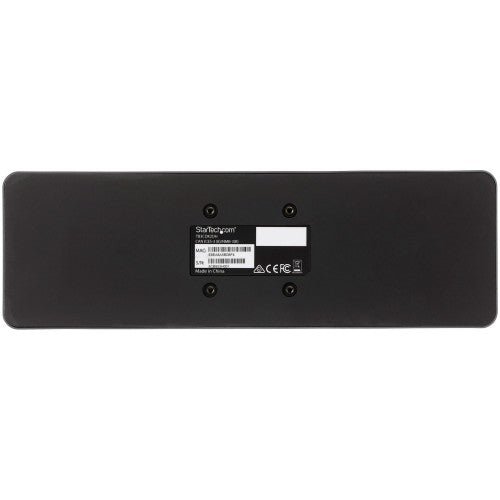 StarTech.com TB3CDK2DH laptop dock/port replicator Wired Thunderbolt 3 Black, Silver