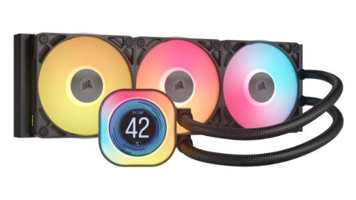 Corsair iCUE LINK TITAN 360 RX LCD Processor Air cooler 4.72" (12 cm) Black 1 pc(s)