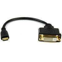StarTech.com HDCDVIMF8IN video cable adapter 7.87" (0.2 m) Mini HDMI DVI-D Black