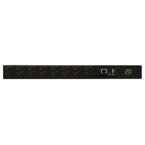 Tripp Lite PDUMH20NET power distribution unit (PDU) 16 AC outlet(s) 1U Black