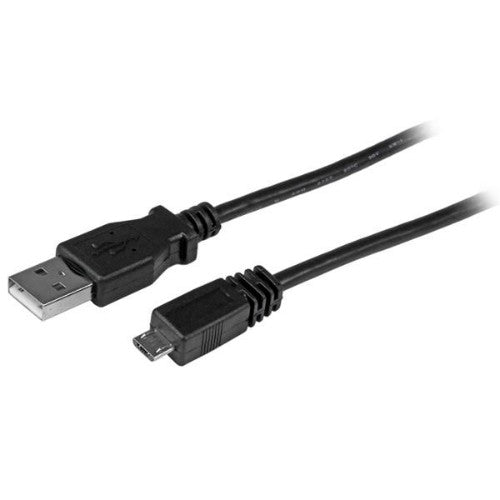 StarTech.com 6 ft USB A to MicroUSB B Cable USB cable 70.9" (1.8 m) Micro-USB B Black