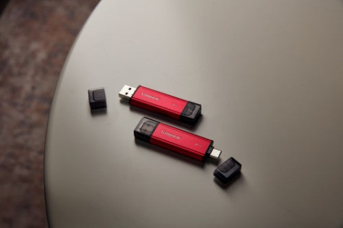 Kingston Technology Dual Portable 2 TB USB Type-A / USB Type-C 3.2 Gen 2 (3.1 Gen 2) Black, Red