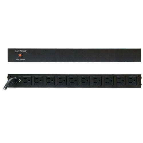 CyberPower PDU15B10R power distribution unit (PDU) 10 AC outlet(s) 1U Black
