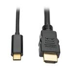 Tripp Lite U444-003-H video cable adapter 35.4" (0.9 m) USB Type-C HDMI Black