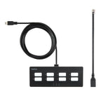 Belkin F1DN-MOD-REM8 KVM switch Black