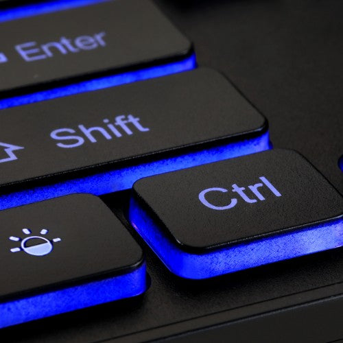 Adesso AKB-139EB keyboard Medical USB QWERTY US English Black