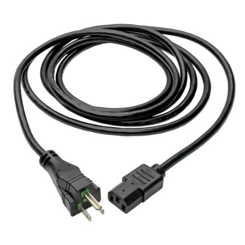 Tripp Lite P006-010-HG10 power cable Black 118.1" (3 m) NEMA 5-15P C13 coupler