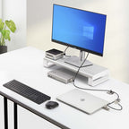 StarTech.com 3M4-DESK-LOCKING-KIT cable lock Black, Silver 118.1" (3 m)