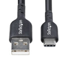 StarTech.com USB2AC15FBKE USB cable USB 2.0 181.1" (4.6 m) USB A USB C Black