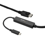 StarTech.com CDP2DPMM3MB video cable adapter 118.1" (3 m) USB Type-C DisplayPort Black