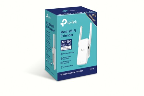 TP-Link RE315 network extender Network repeater White 10, 100 Mbit/s