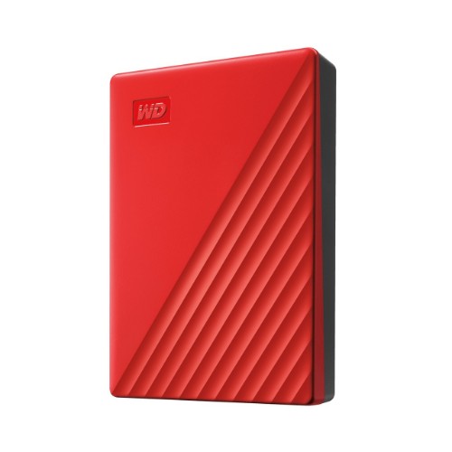 Western Digital My Passport external hard drive 5 TB USB Type-A 3.2 Gen 1 (3.1 Gen 1) Red