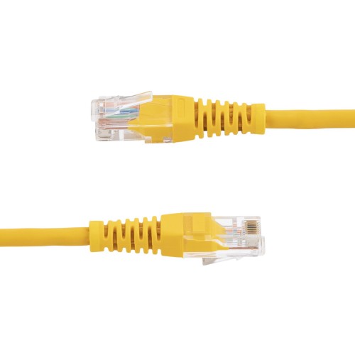 StarTech.com 15 ft Yellow Molded Category 5e (350 MHz) UTP Patch Cable networking cable 179.9" (4.57 m)