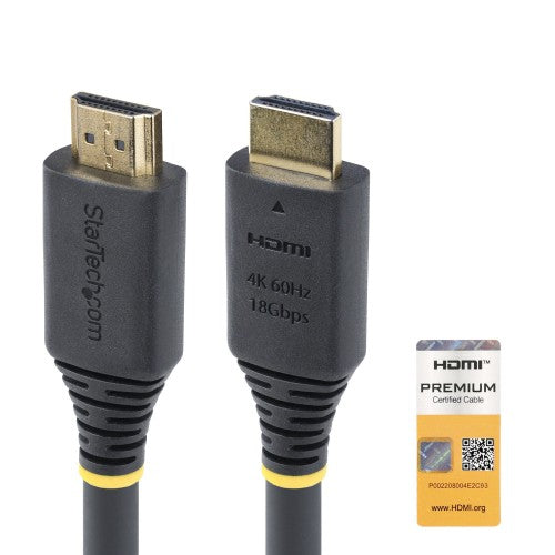 StarTech.com HDMI2-CABLE-4K60-25F HDMI cable 299.2" (7.6 m) HDMI Type A (Standard) Black