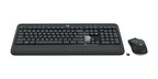 Logitech 920-008672 keyboard Mouse included Universal RF Wireless QWERTY French Black, White