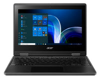 Acer TravelMate TMB311R-32-C31R Hybrid (2-in-1) 11.6" Touchscreen HD Intel® Celeron® N N5100 4 GB DDR4-SDRAM 128 GB Flash Wi-Fi 6 (802.11ax) Windows 10 Pro Black