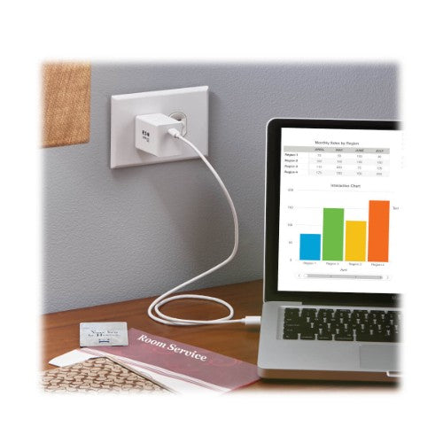 Tripp Lite U280-W01-60C1-G mobile device charger Universal White AC Indoor