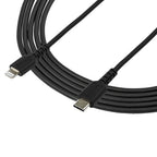 StarTech.com RUSBCLTMM2MB mobile phone cable Black 78.7" (2 m) USB A Lightning