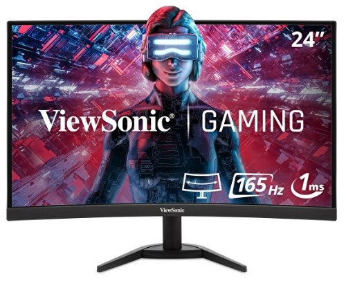 Viewsonic VX Series VX2418C computer monitor 24" 1920 x 1080 pixels LCD Black