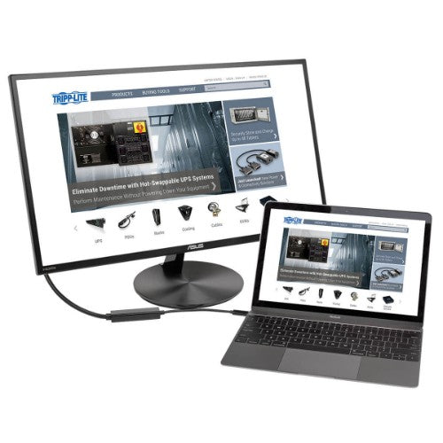 Tripp Lite U444-016-V video cable adapter 196.9" (5 m) USB Type-C VGA (D-Sub) Black