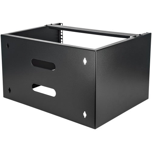 StarTech.com WALLMOUNT6 rack cabinet 6U Wall mounted rack Black