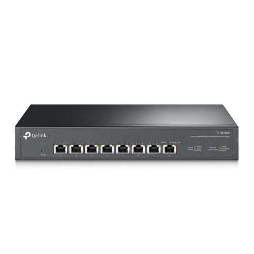 TP-Link TL-SX1008 network switch Unmanaged 10G Ethernet (100/1000/10000) 1U Black