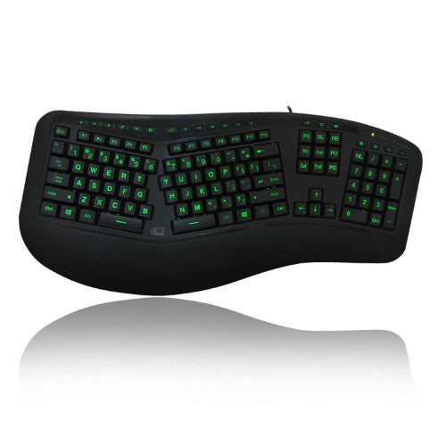 Adesso Tru-Form 150 keyboard Universal USB QWERTY US English Black