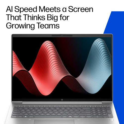 HP DK0F1UT laptop Copilot+ PC 445 16" WUXGA 16 GB DDR5-SDRAM 512 GB SSD Wi-Fi 7 (802.11be) Windows 11 Pro Silver