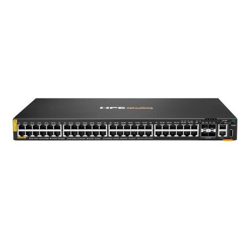 HPE Aruba Networking CX 6200F 48G Class-4 PoE 4SFP 370W Managed L3 Gigabit Ethernet (10/100/1000) Power over Ethernet (PoE) 1U