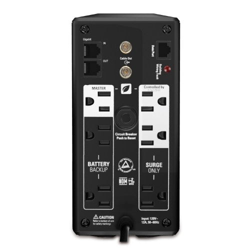 APC BR700G uninterruptible power supply (UPS) Line-Interactive 0.7 kVA 420 W 6 AC outlet(s)