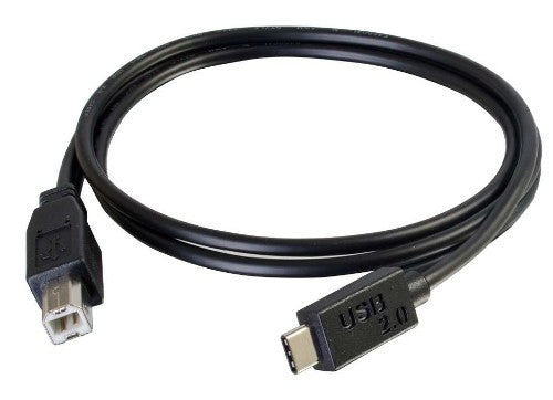 C2G 3ft, USB 2.0 Type C, USB B USB cable 35.8" (0.91 m) USB C Black