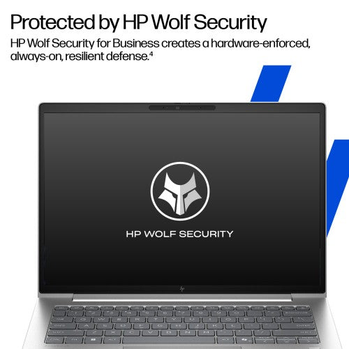 HP EliteBook 6 G1i 14 inch Notebook AI PC Wolf Pro Security Edition Intel Core Ultra 7 265U Laptop 14" WUXGA 16 GB DDR5-SDRAM 512 GB SSD Wi-Fi 7 (802.11be) Windows 11 Pro Silver