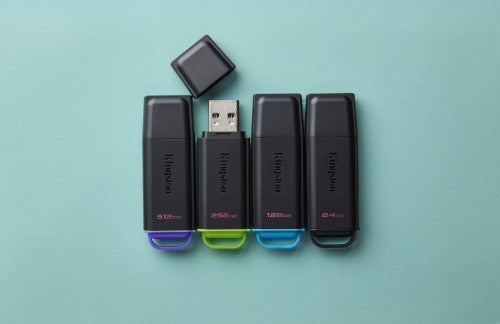 Kingston Technology DataTraveler 128GB Portable USB 3.2 Gen 1 Exodia Black/Blue