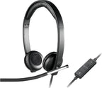Logitech 981-000518 headphones/headset Wired Head-band Office/Call center Black