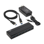 Tripp Lite U360-007 interface hub 5000 Mbit/s Black