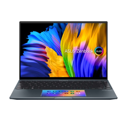 ASUS Zenbook 14X OLED UX5400ZB-DS72T-CA Intel® Core™ i7 i7-1260P Laptop 14" Touchscreen 2.8K 16 GB LPDDR5-SDRAM 512 GB SSD NVIDIA GeForce MX550 Wi-Fi 6E (802.11ax) Windows 11 Home Gray
