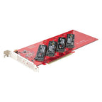 StarTech.com QUAD-M2-PCIE-CARD-B interface cards/adapter Internal M.2