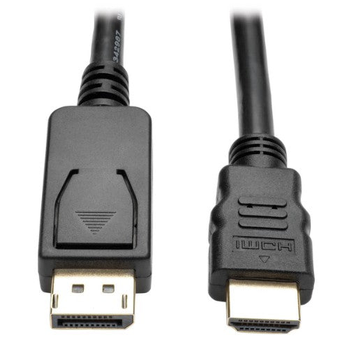 Tripp Lite P582-003-V2 video cable adapter 35.8" (0.91 m) DisplayPort HDMI Black, Metallic