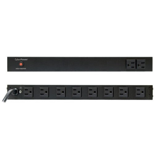 CyberPower PDU15B2F8R power distribution unit (PDU) 10 AC outlet(s) 1U Black