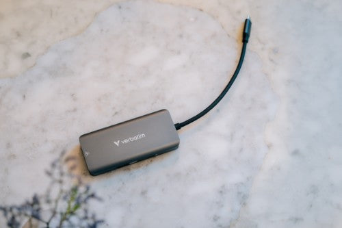 Verbatim 32157 interface hub USB 3.2 Gen 1 (3.1 Gen 1) Type-C 5000 Mbit/s Gray