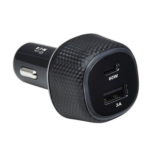 Tripp Lite U280-C02-63W-1B mobile device charger Universal Black Cigar lighter Fast charging Auto
