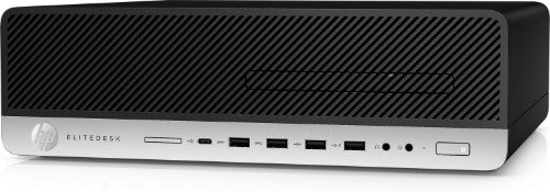 HP EliteDesk 800 G5 Intel® Core™ i7 i7-9700 8 GB DDR4-SDRAM 256 GB SSD Windows 10 Pro SFF PC Black