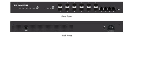 Ubiquiti ES-12F network switch Managed L2/L3 Gigabit Ethernet (10/100/1000) Power over Ethernet (PoE) Black