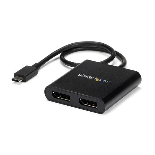 StarTech.com MSTCDP122DP USB graphics adapter 3840 x 2160 pixels Black